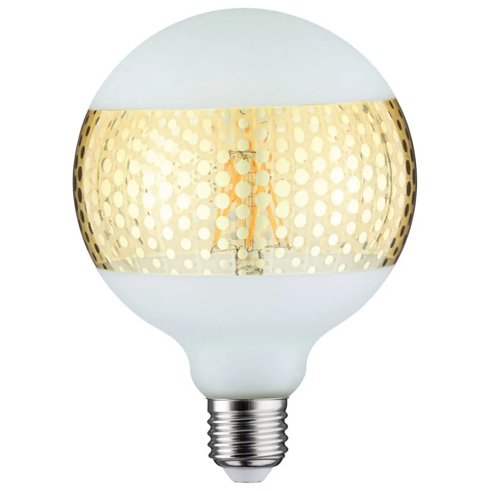 Paulmann E27 LED bol 4,5W ringspiegel goud punt