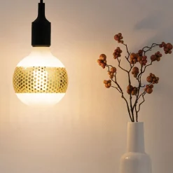 Paulmann E27 LED bol 4,5W ringspiegel goud punt