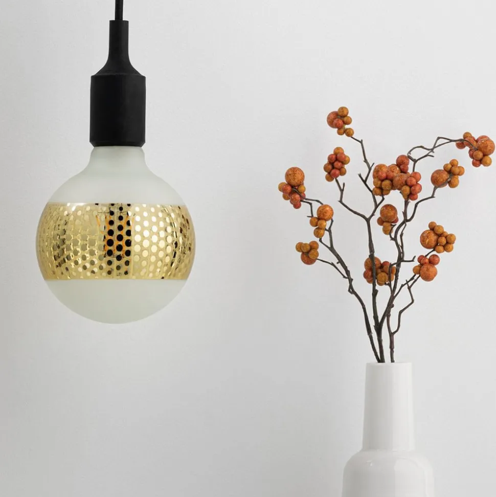 Paulmann E27 LED bol 4,5W ringspiegel goud punt