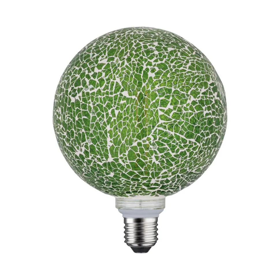 Paulmann E27 LED Globe 5W Miracle Mosaic groen
