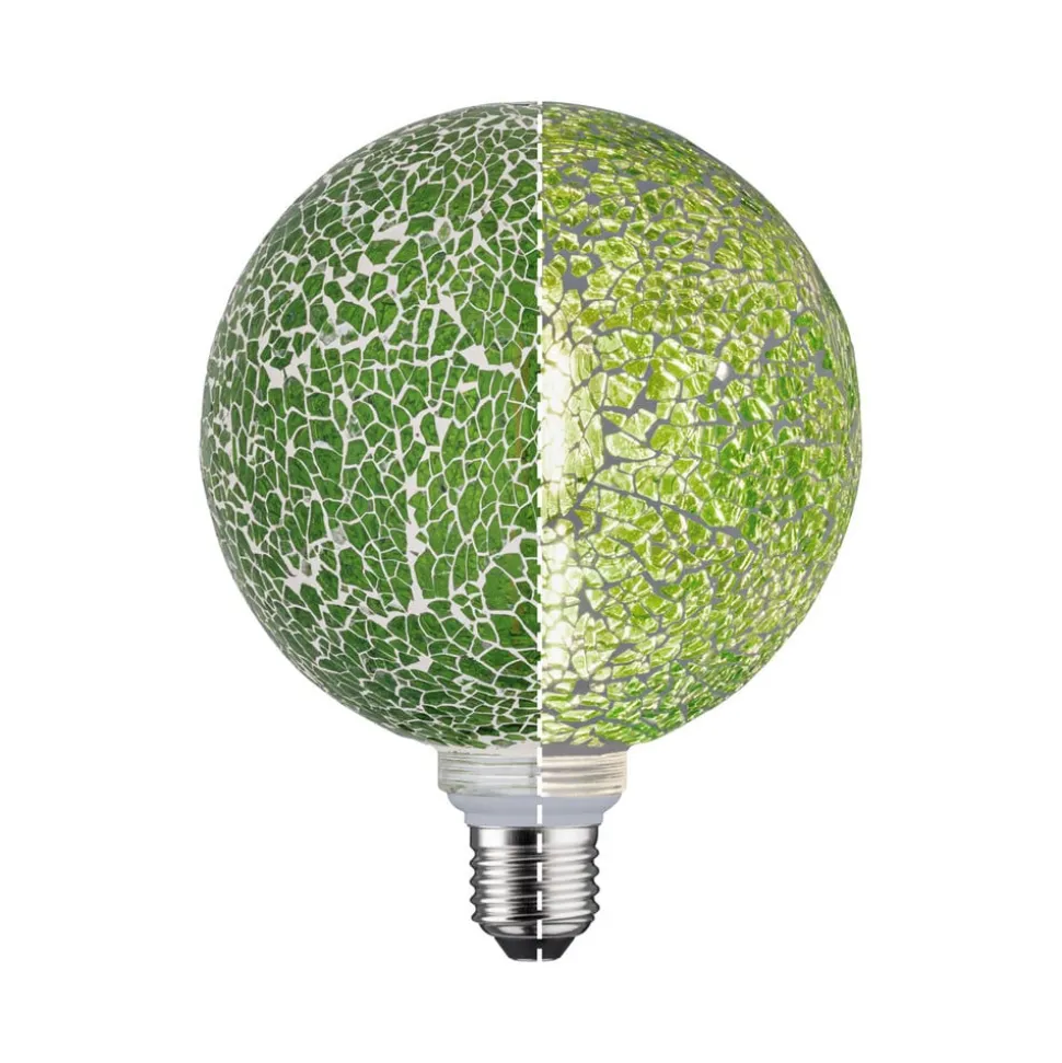 Paulmann E27 LED Globe 5W Miracle Mosaic groen