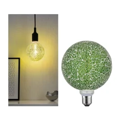 Paulmann E27 LED Globe 5W Miracle Mosaic groen