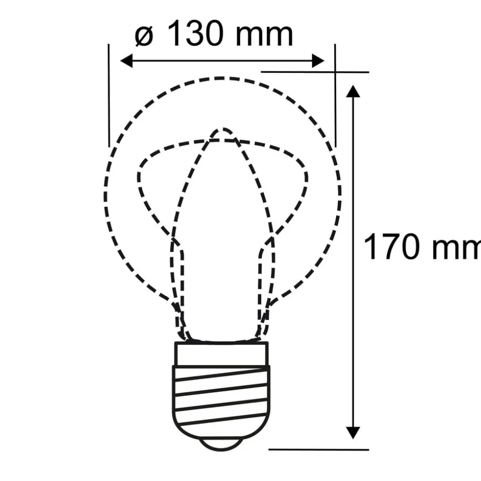 Paulmann E27 LED Globe 5W Miracle Mosaic groen