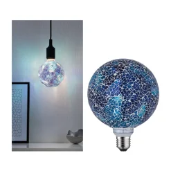 Paulmann E27 LED Globe 5W Miracle Mosaic blauw