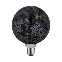 Paulmann E27 LED Globe 5W Miracle Mosaic zwart