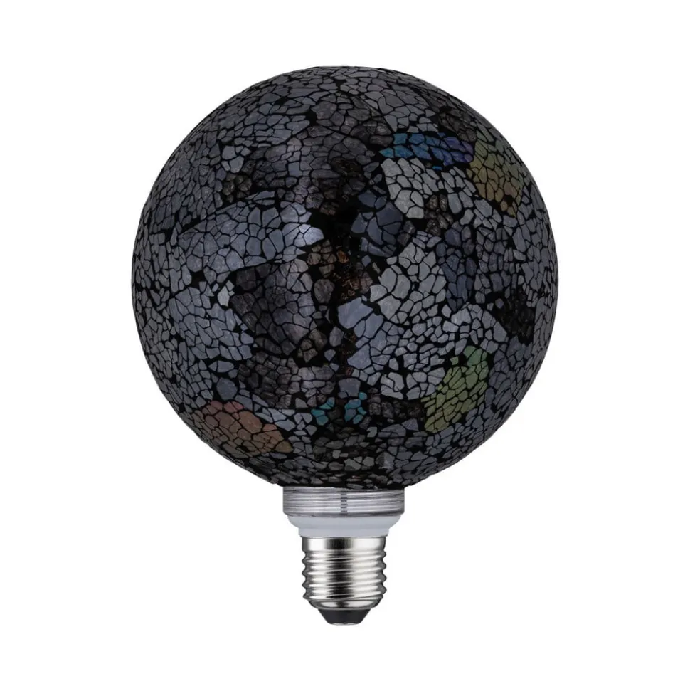Paulmann E27 LED Globe 5W Miracle Mosaic zwart