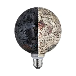 Paulmann E27 LED Globe 5W Miracle Mosaic zwart