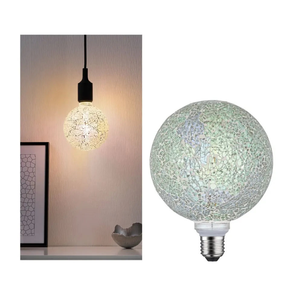 Paulmann E27 LED wereldbol 5W Miracle Mozaïek wit