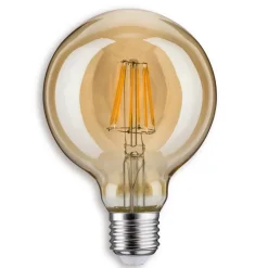 Paulmann E27 6,5W 825 LED bollamp G95 goud