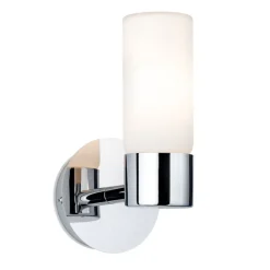 Paulmann Eleon wandlamp IP44 chroom/opaal 1-lamp
