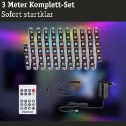 Paulmann EntertainLED LED strip, RGB, set, 3m