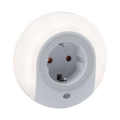 Paulmann Esby LED nachtlamp met stopcontact, rond