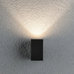 Paulmann Flame buitenwandlamp 1lp 10,3cm antraciet