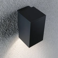 Paulmann Flame buitenwandlamp 1lp 10,3cm antraciet