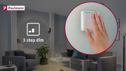 Paulmann Gil LED inbouw wit/zwart mat