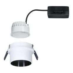 Paulmann Gil LED inbouw wit/zwart mat