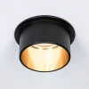 Paulmann Gil LED inbouw zwart mat/goud