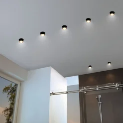 Paulmann Gil LED inbouw zwart mat/goud