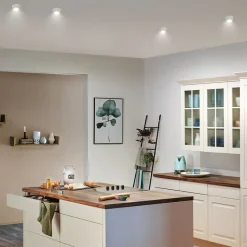 Paulmann Gil LED inbouwlamp wit/ijzer 3 per set