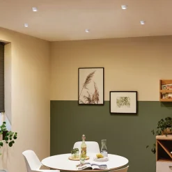 Paulmann Gil LED inbouwlamp wit/ijzer 3 per set