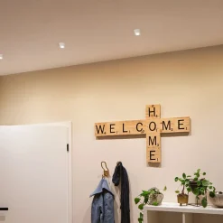 Paulmann Gil LED inbouwlamp wit/ijzer 3 per set