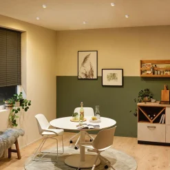 Paulmann Gil LED inbouwlamp mat wit/goud 3 per set