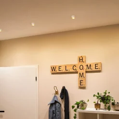 Paulmann Gil LED inbouwlamp mat wit/goud 3 per set