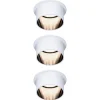 Paulmann Gil LED inbouwlamp wit/zwart 3 per set