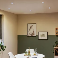 Paulmann Gil LED inbouwlamp wit/zwart 3 per set