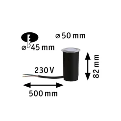 Paulmann Goldlicht LED inbouwlamp Ø5cm