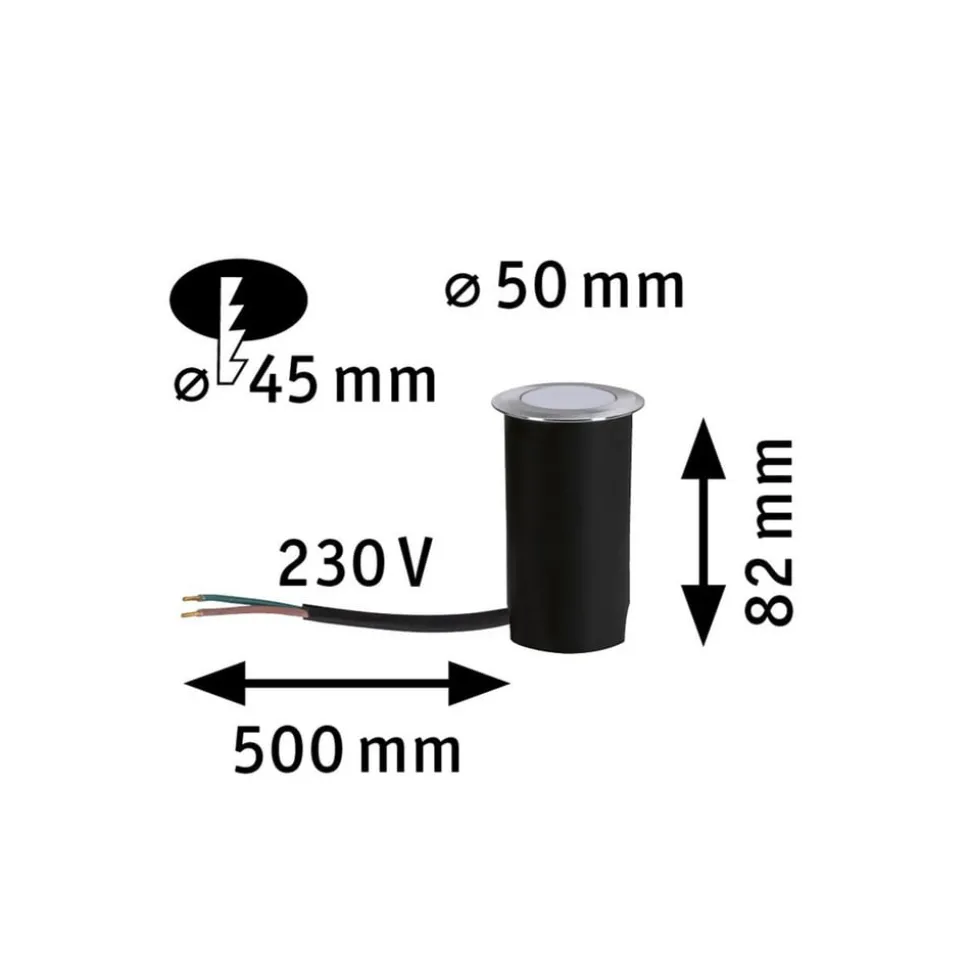 Paulmann Goldlicht LED inbouwlamp Ø5cm