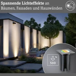 Paulmann grondspot inbouwlamp Vloer, hoekig, RGBW, ZigBee
