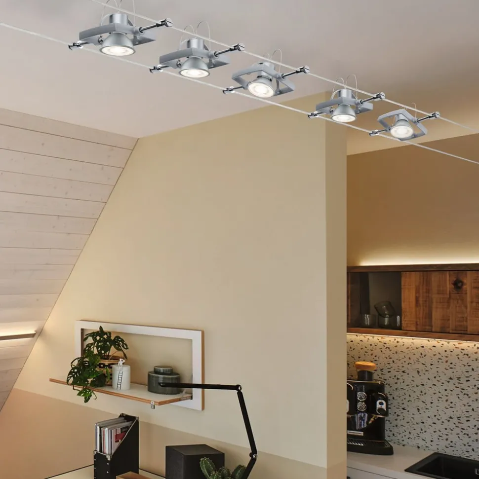 Paulmann GU5,3 LED reflector 6,5W 840 dim chroom