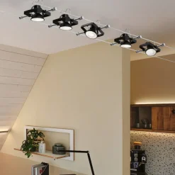 Paulmann GU5,3 LED reflector 6,5W 840 dim zwart