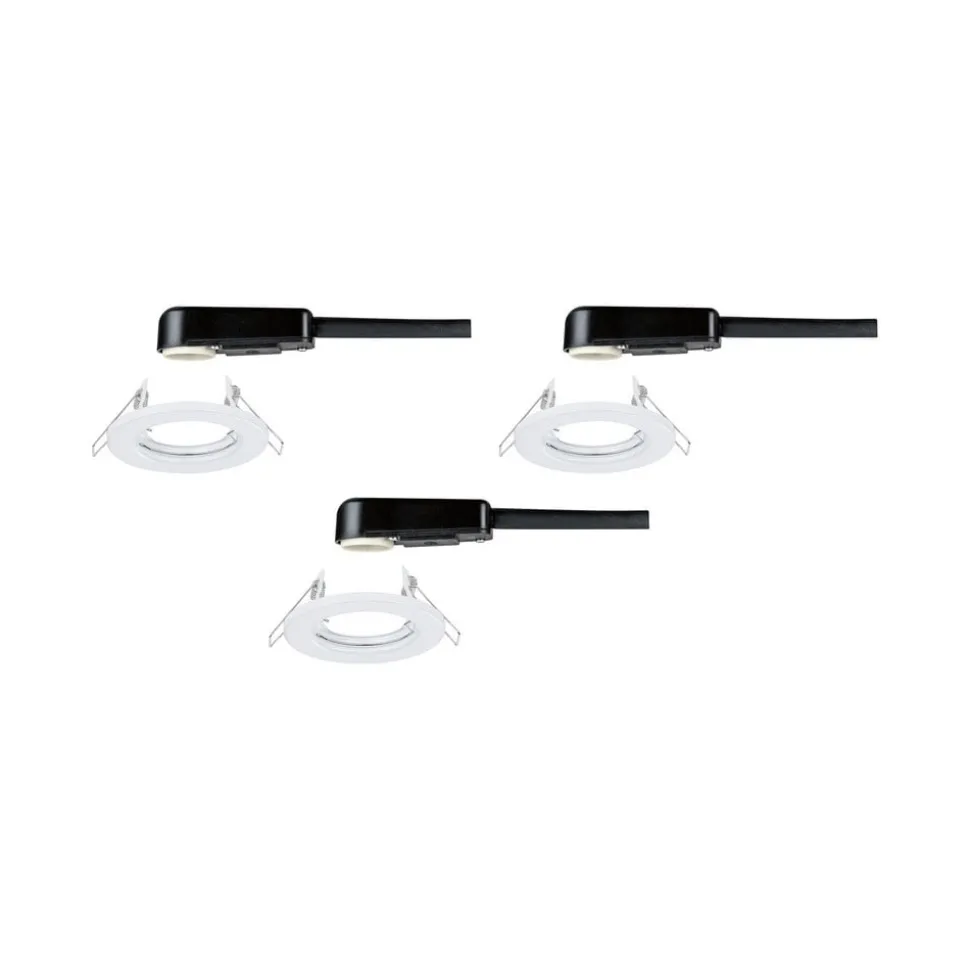 Paulmann GU10-inbouwlamp 3 per set star, wit