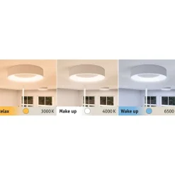 Paulmann HomeSpa Casca LED plafondlamp Ø 40 cm wit