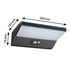 Paulmann House LED wandlamp, sensor diepte 15 cm