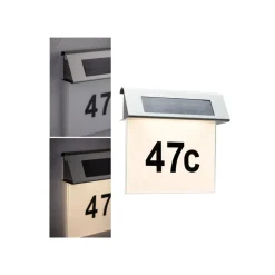 Paulmann huisnr.-lamp LED op zonne-energie, IP44