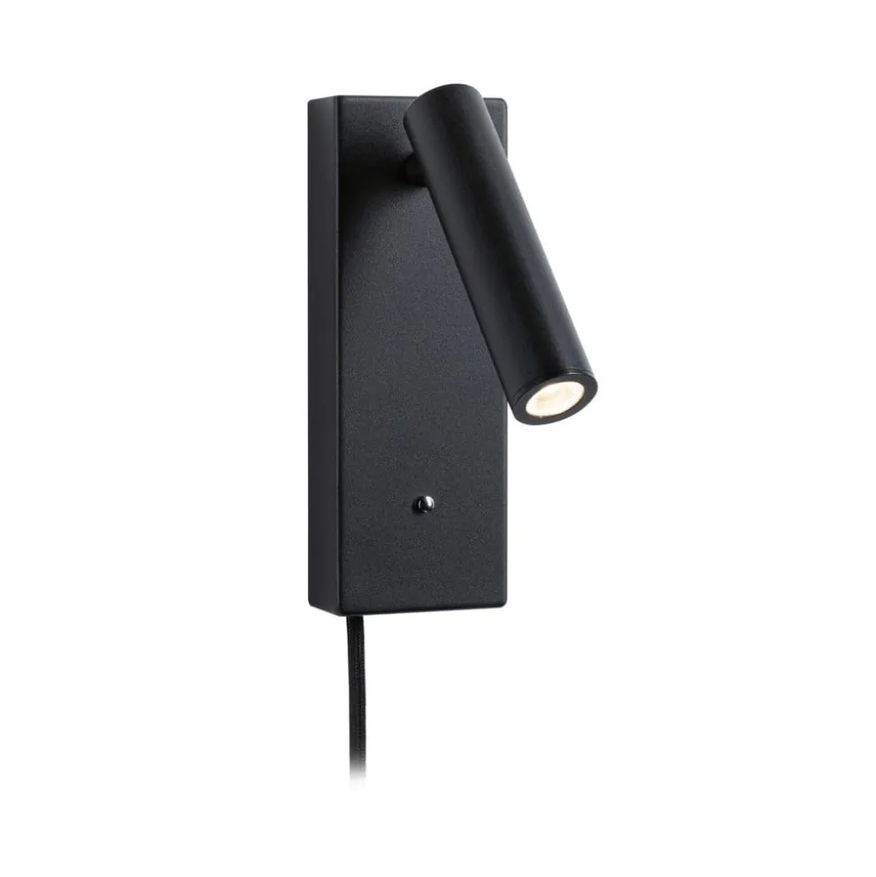 Paulmann Hulda USB LED wandspot 3-staps dimbaar zwart
