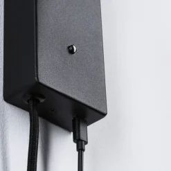 Paulmann Hulda USB LED wandspot 3-staps dimbaar zwart