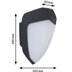 Paulmann Ikosea sensor-buitenwandlamp LED 3.000K