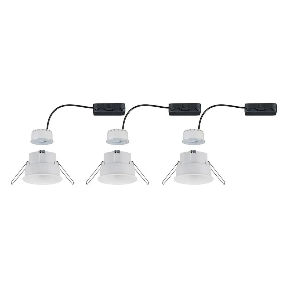 Paulmann inbouwlamp Cymbal 3x6W warmdim IP44