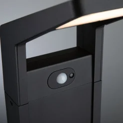 Paulmann Juntea LED tuinpadverlichting, aluminium, antraciet, sensor