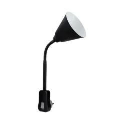Paulmann Junus stopcontactlamp met flexibele arm, zwart