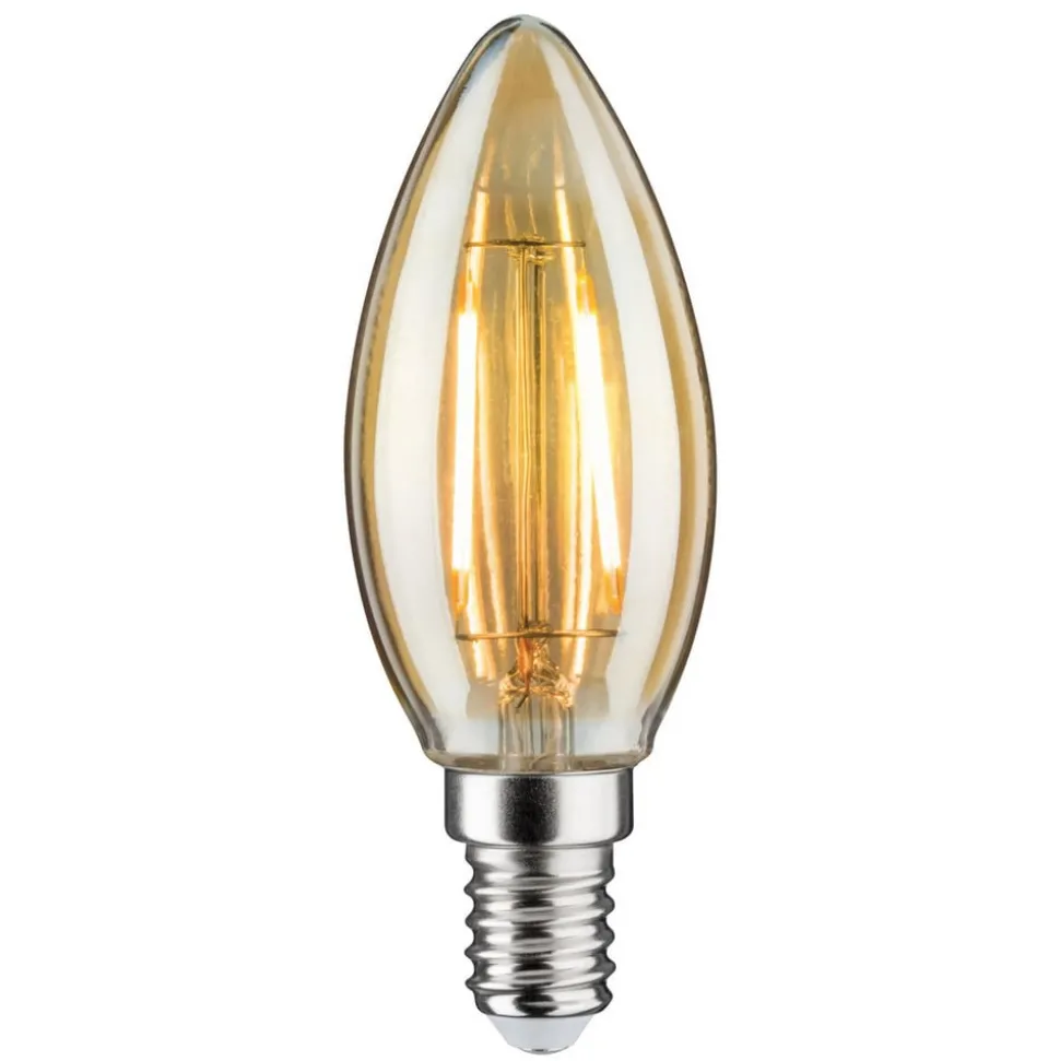 Paulmann kaarslamp E14 2W 1.900K goud DC 24V