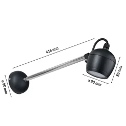 Paulmann Kikolo LED buitenwandspot dwarsarm 60°