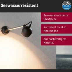 Paulmann Kikolo LED buitenwandspot dwarsarm 60°