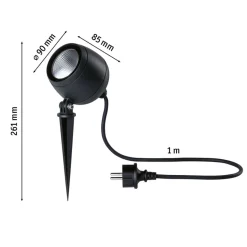 Paulmann Kikolo LED prikspot 8W 3.000K 20°