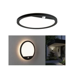 Paulmann Lamina sensor-wandlamp 830 rond zwart