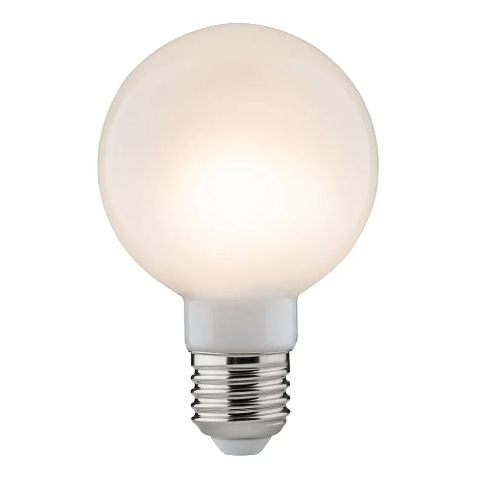 Paulmann LED bol G80 E27 7,5W 827 opaal dimbaar